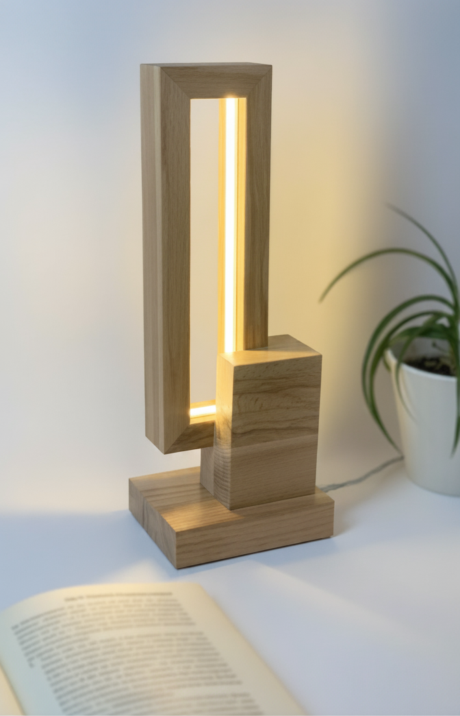 Table lamp wood