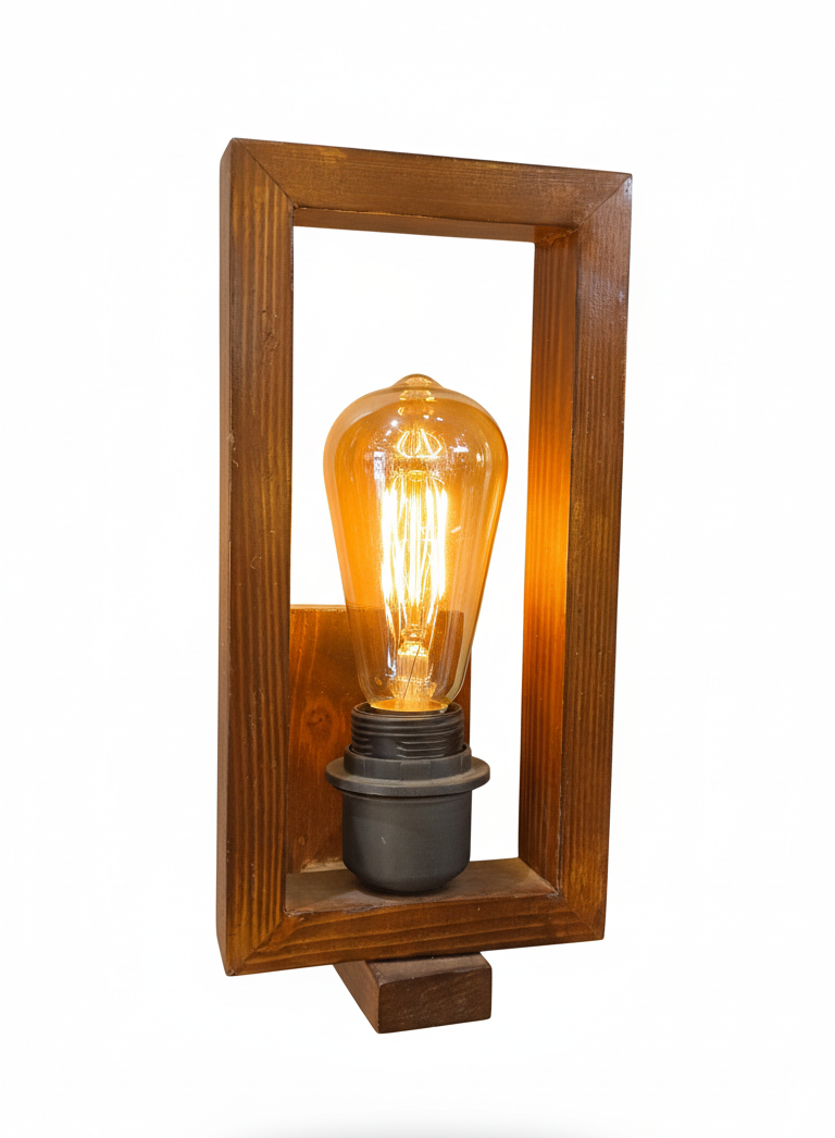 wood wall light