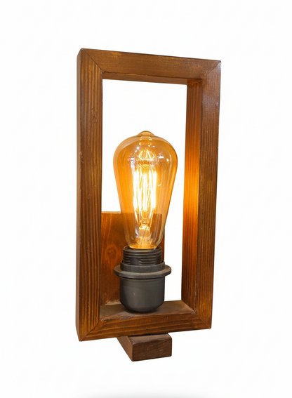 wood wall light
