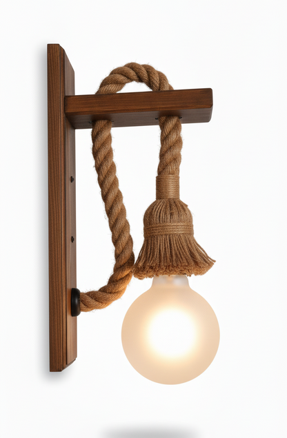 wood wall light