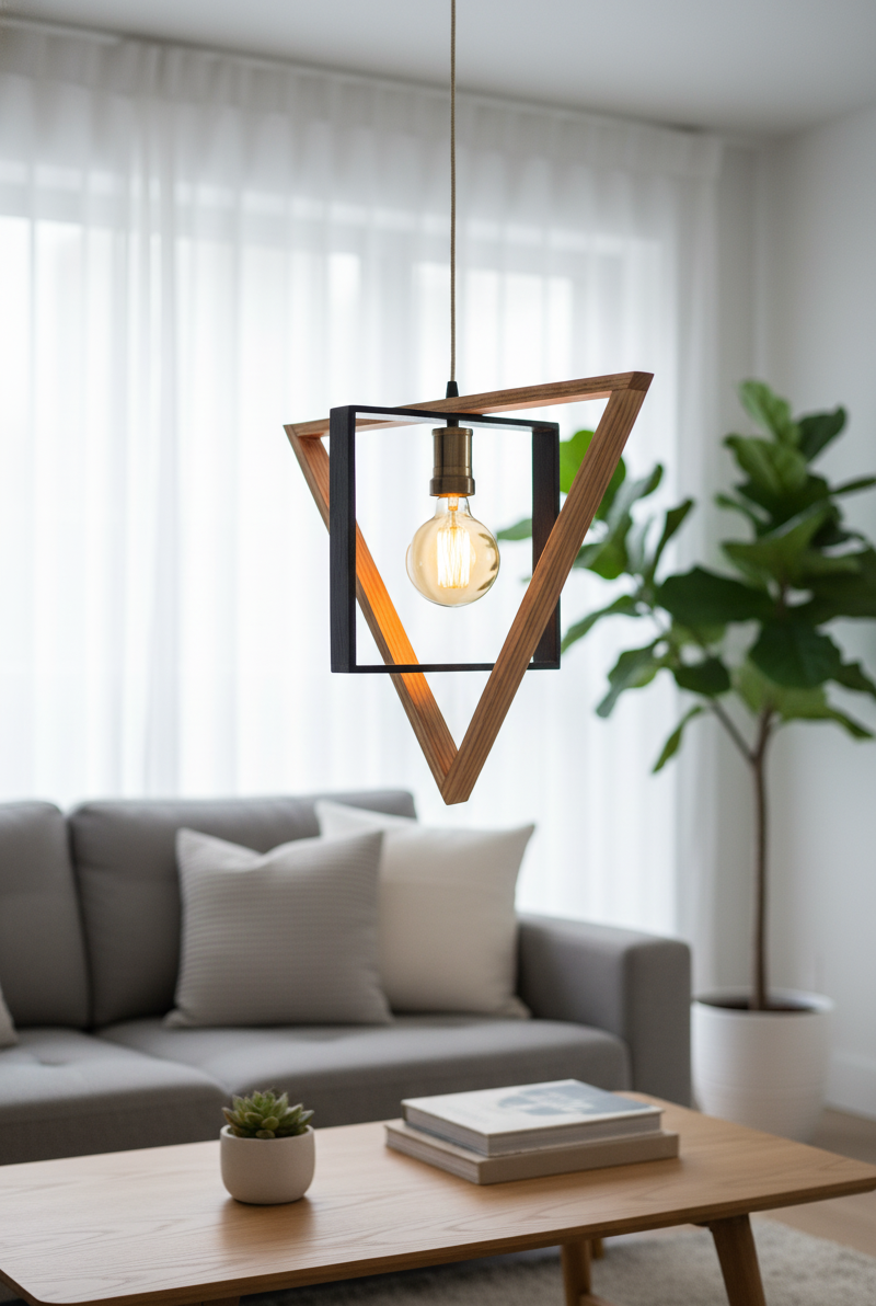 double wood hanging