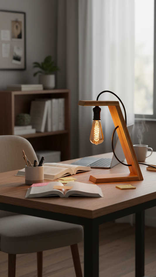 Table lamp wood