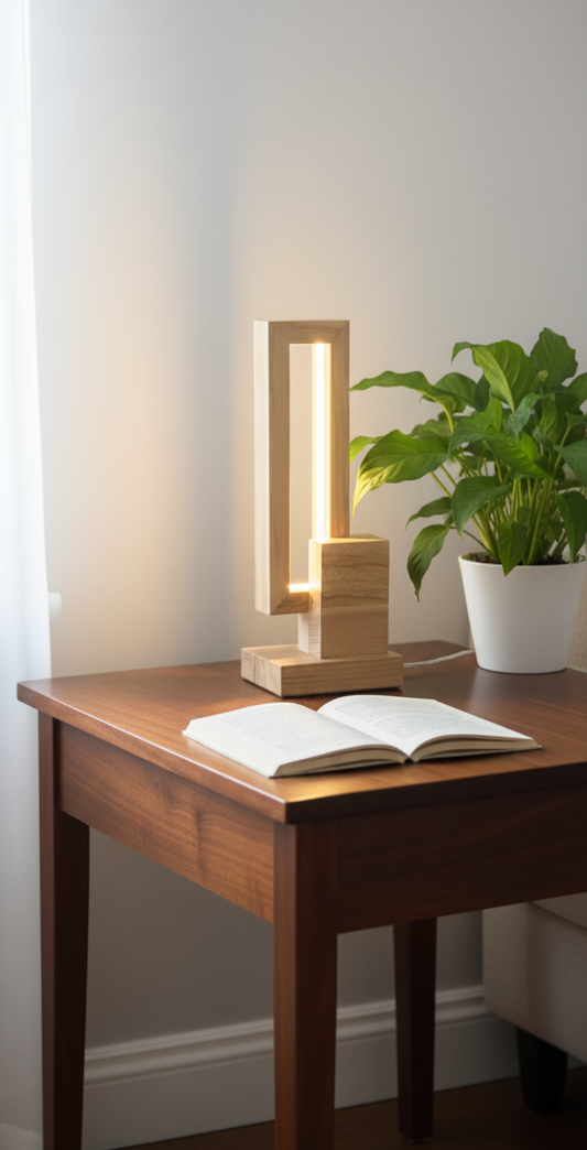 Table lamp wood