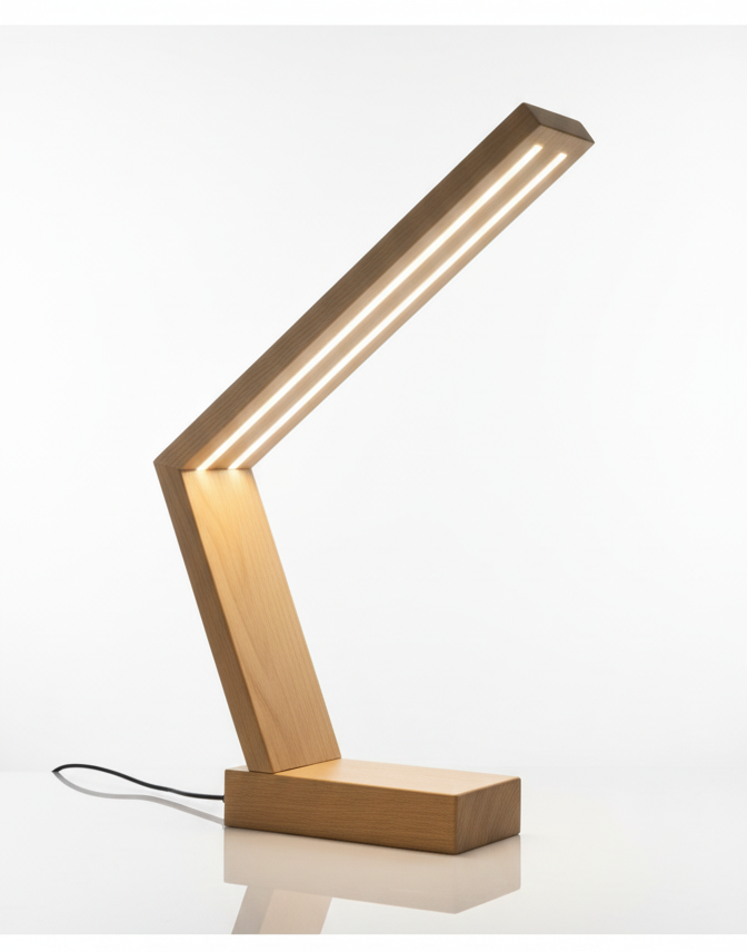 Table lamp wood