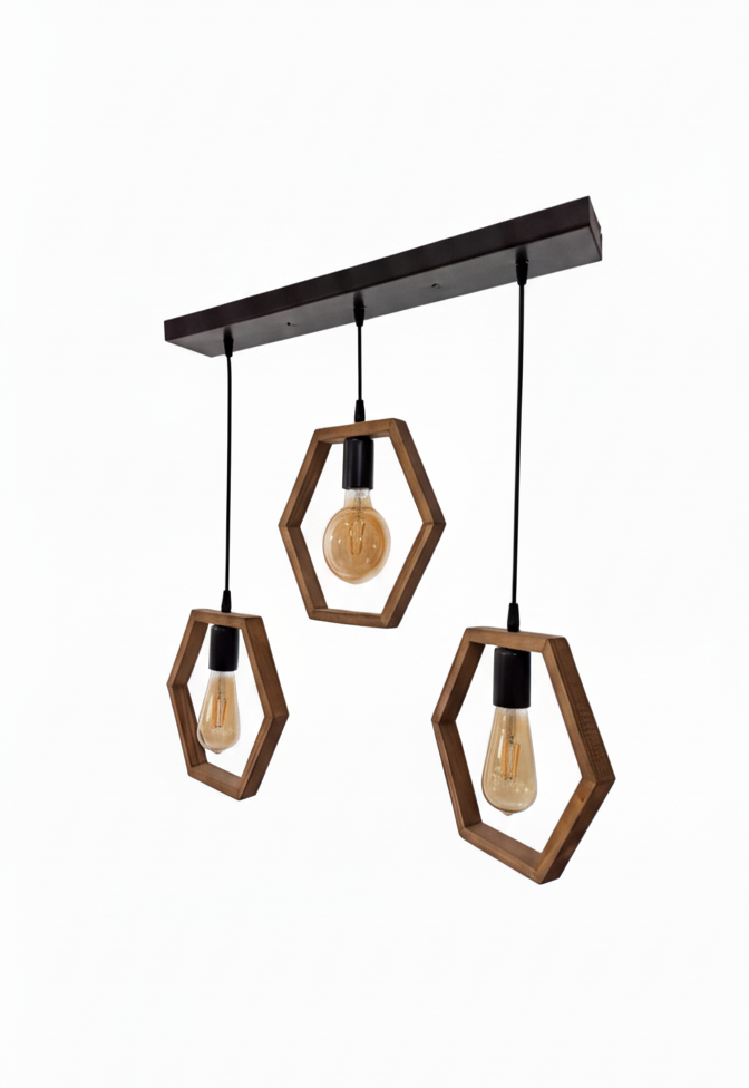3 pcs wood hanging