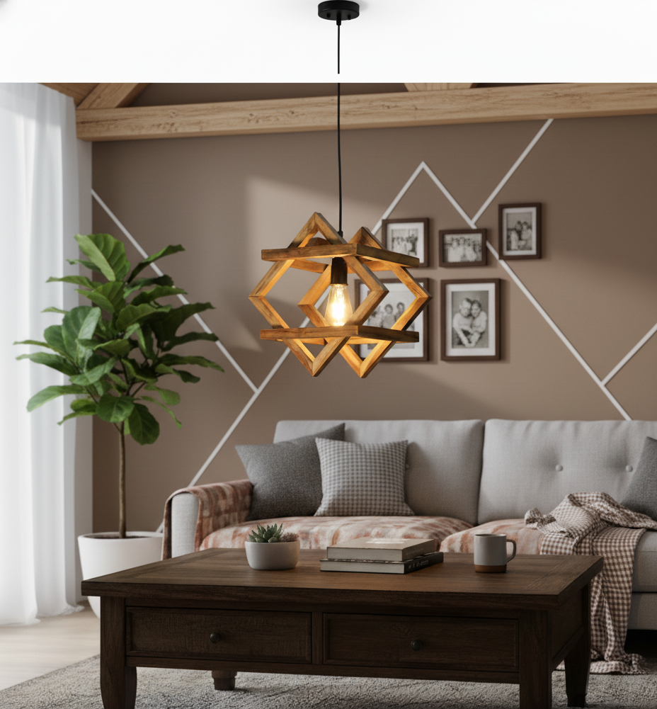 diamond shape hanging