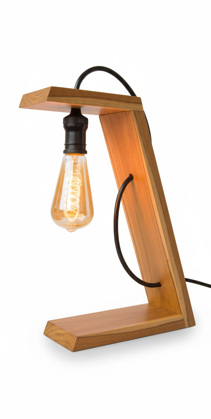 Table lamp wood
