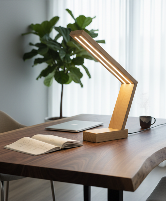 Table lamp wood